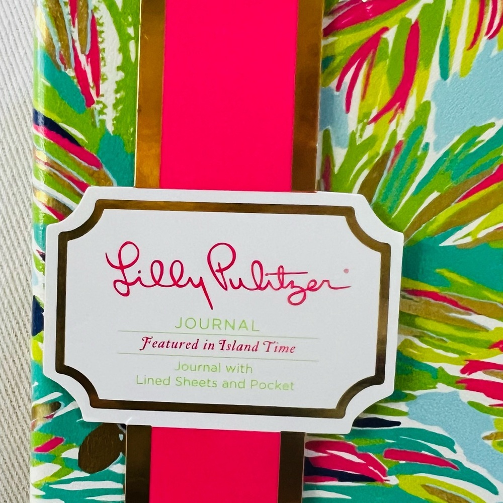 Lilly Pulitzer Vibrant Journal with Pink and Green Accents - Picture 2 of 5